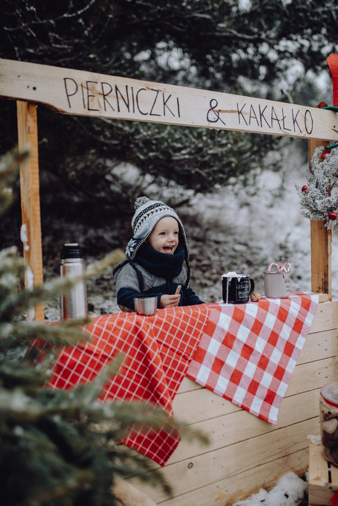 Sesja świąteczna plenerowa 2018 Guzik fotografuje